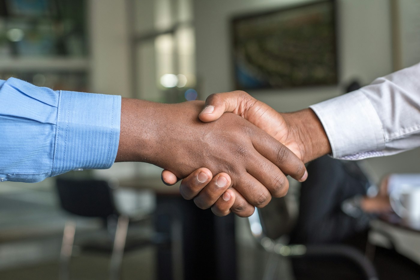 Handshake after a successful placement